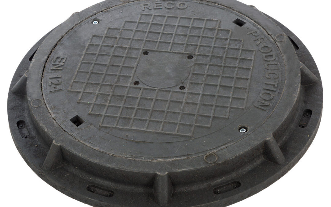 Round manhole cover with ring RCFC250 DN600